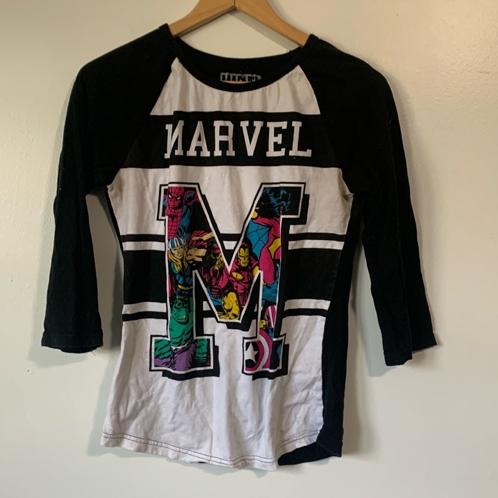 Marvel Graphic Women Size XS Half Sleeve Shirt